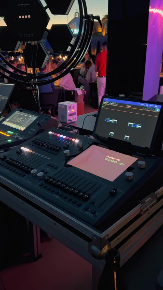 Behind the scenes of a full event setup in Mykonos.

LED wall installation, visual control, lighting programming, spark effects and audio management — all working together to create a seamless experience.

Sound system and lighting installation by our partners at @soundmykonos_we_entertain 🤝

Collaboration is what brings every event to life.

#mykonosevents #eventproduction #ledwall #visuals #lightingdesign